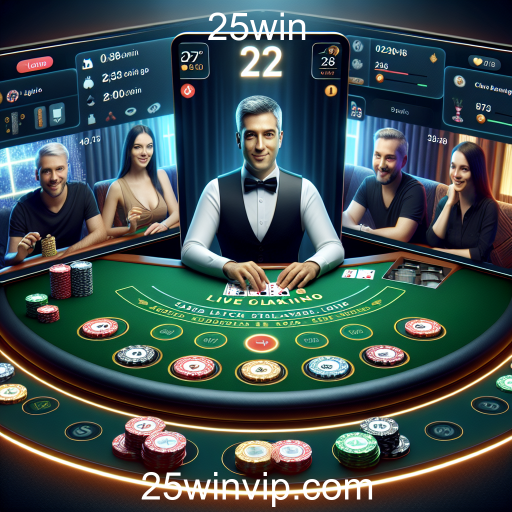 Experiência Imersiva: Atração dos Cassinos Ao Vivo no 25win